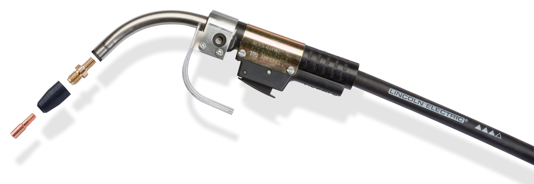 K126® PRO INNERSHIELD® 350A FCAW-SS WELDING GUN 15 FT 062-332