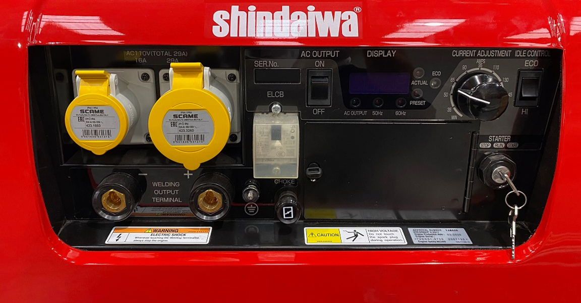 SHINDAIWA ECO 165-2 WELDER GENERATOR